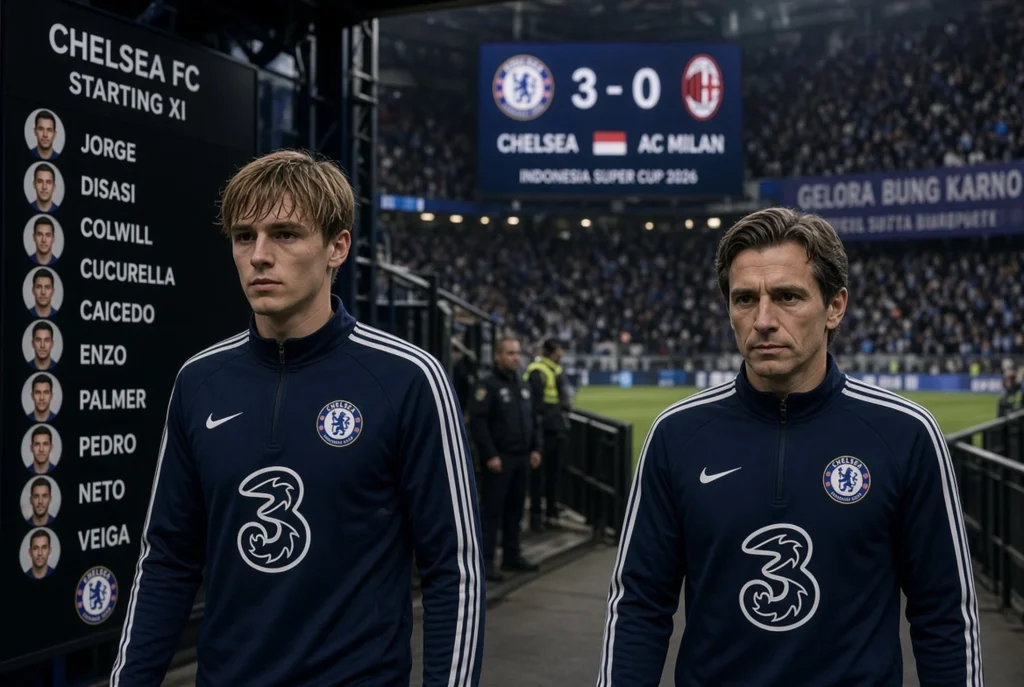 Susunan pemain starter Palmer lawan Modric