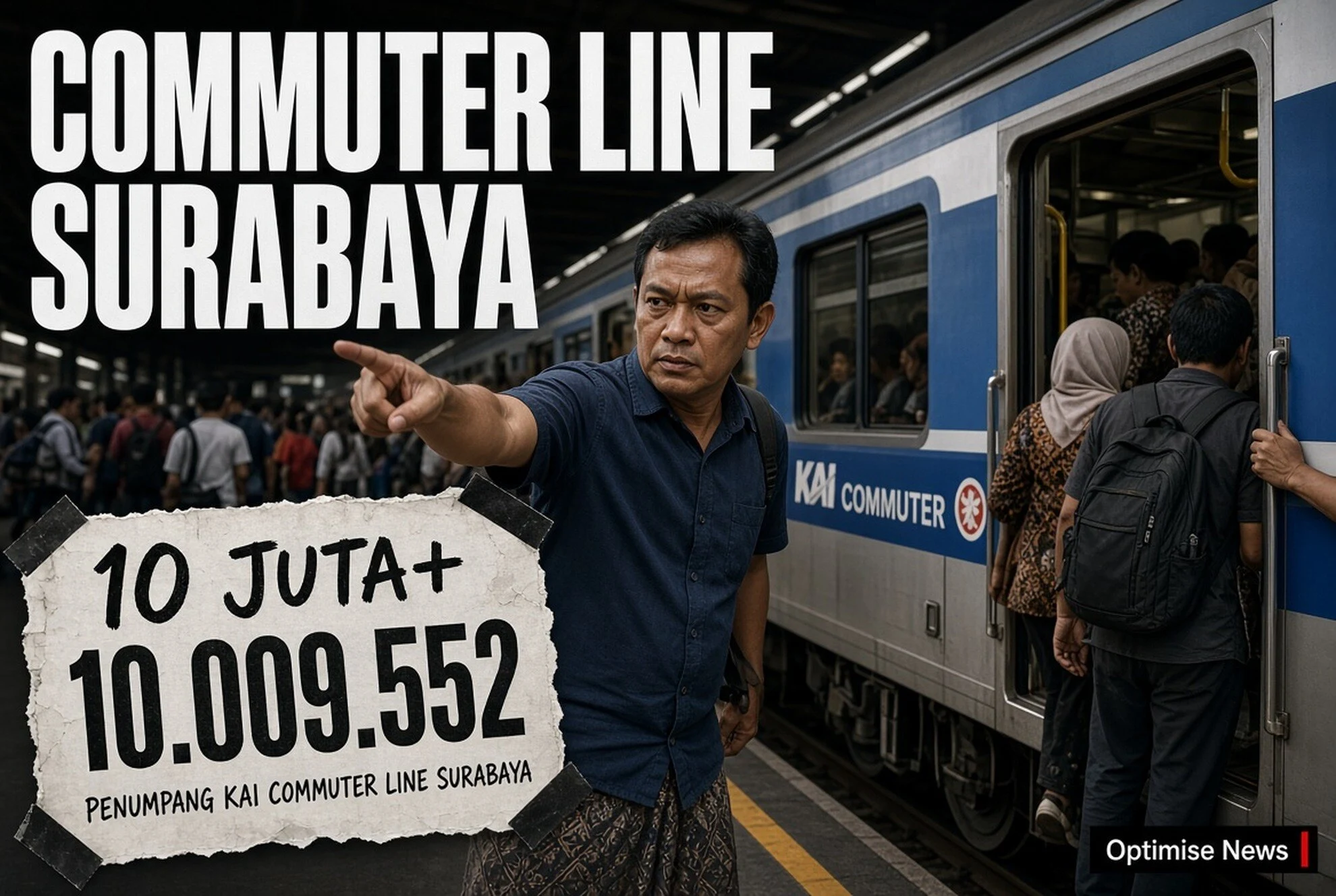 Commuter Line Surabaya Lampaui 10 Juta Pelanggan
