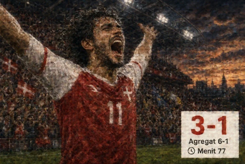 Posisi agregat dan gol kunci yang sudah tercatat