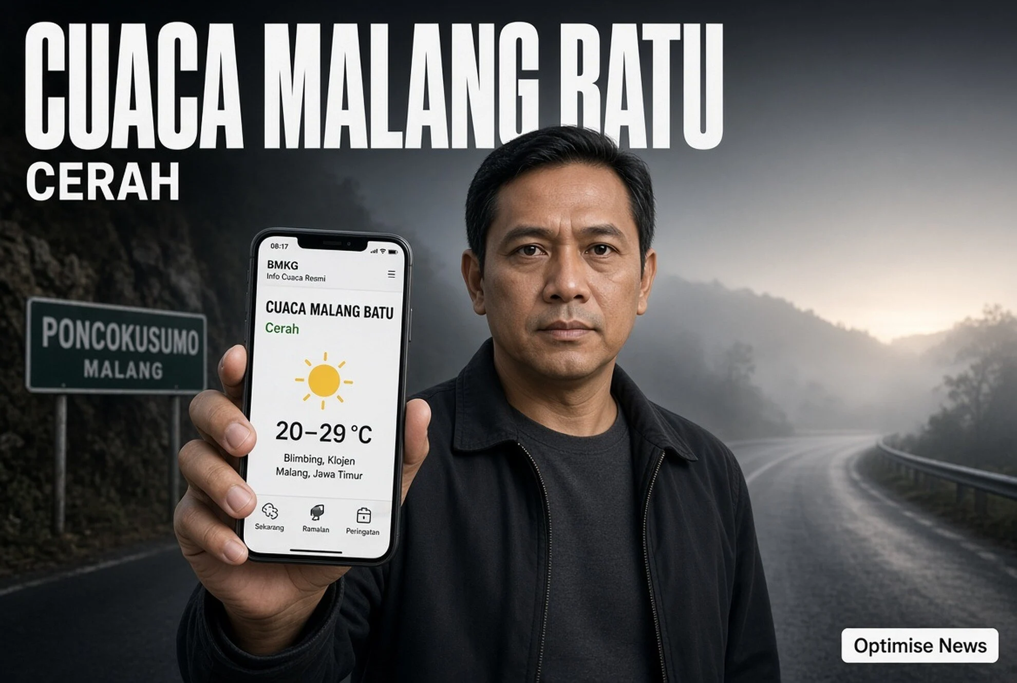 Cuaca Malang Batu Hari Ini: Cerah di Kota Malang dan Kabut Potensial