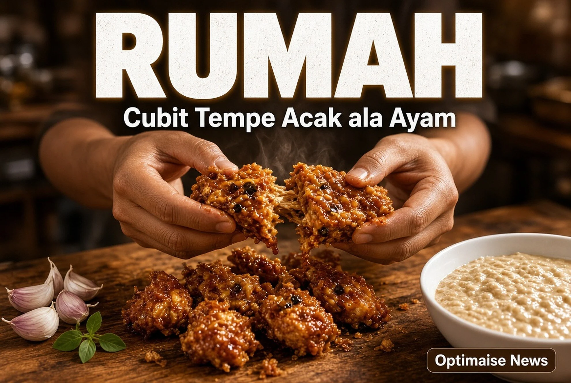 Cubit Tempe Acak ala Ayam, Renyah 15 Menit di Rumah