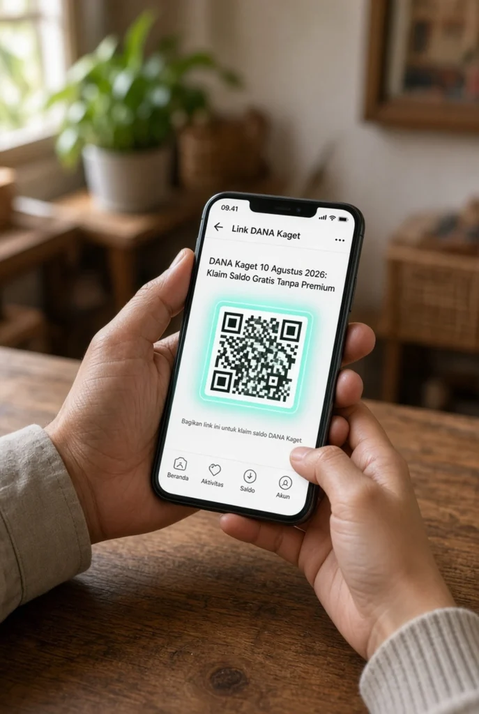 Urutan klaim lewat tautan atau QR resmi