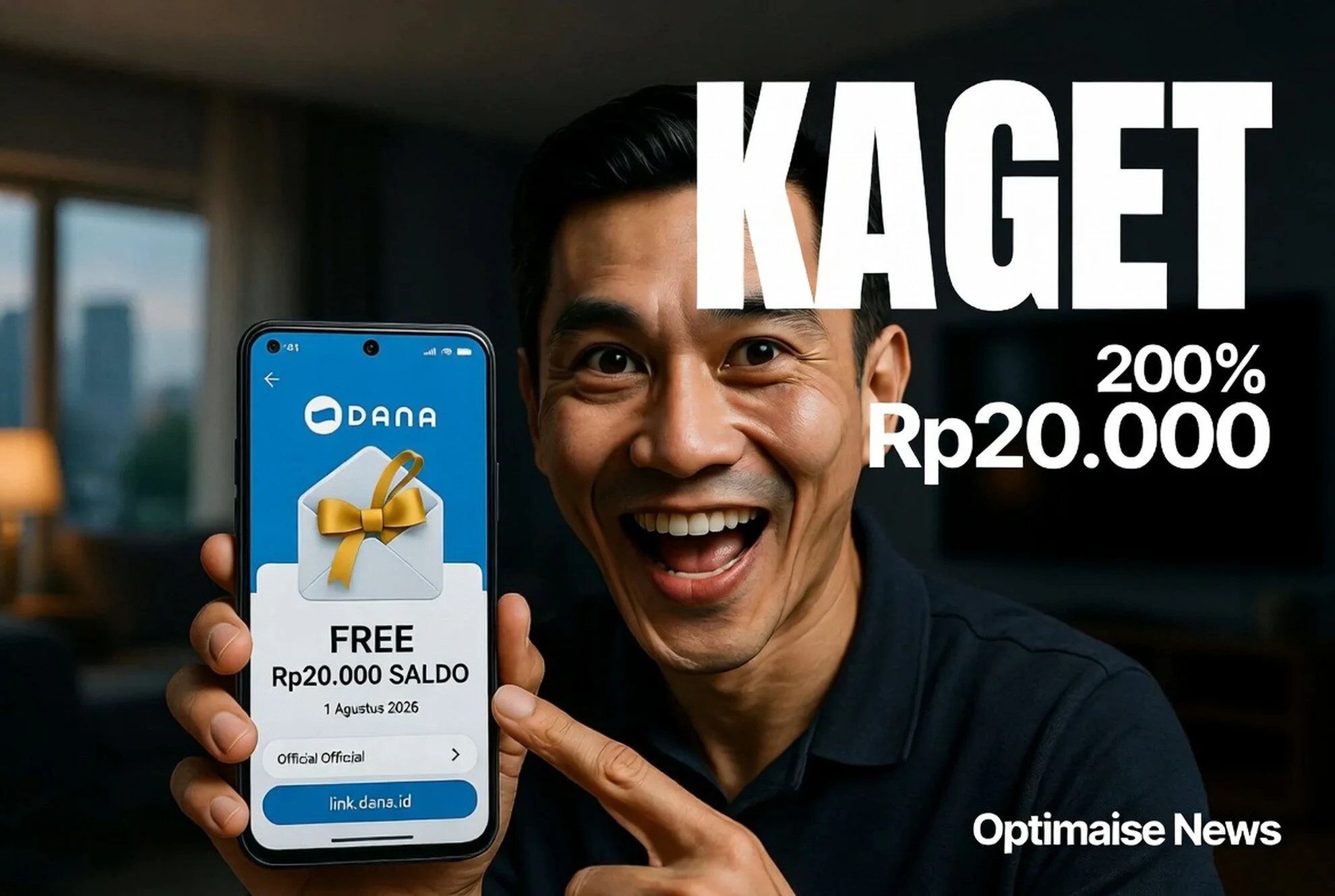 DANA Kaget Rp20.000 Gratis 1 Agustus 2026: Link Resmi dan Cara Klaim