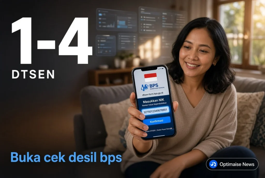 DTSEN Buka cek desil bps lewat NIK, Desil 1-4 Prioritas Bansos