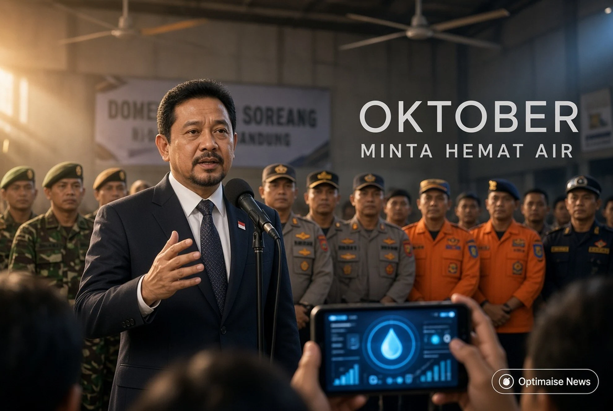 Dadang Minta Hemat Air Jelang Puncak Oktober