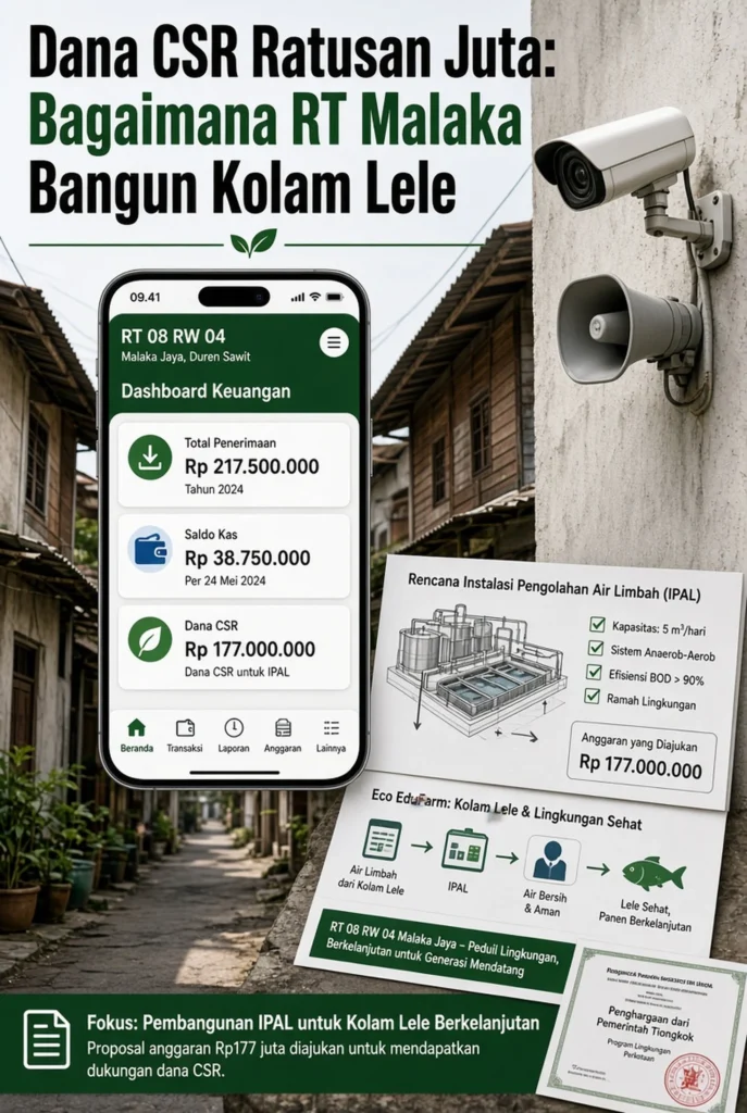 Selokan dananya dari pemantauan digital RTOnline