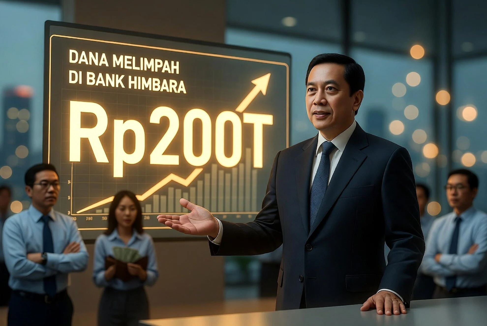 Dana Melimpah Rp200T di Bank