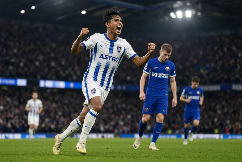 Balapan gol akhir dan gol ke gawang sendiri penyelamat