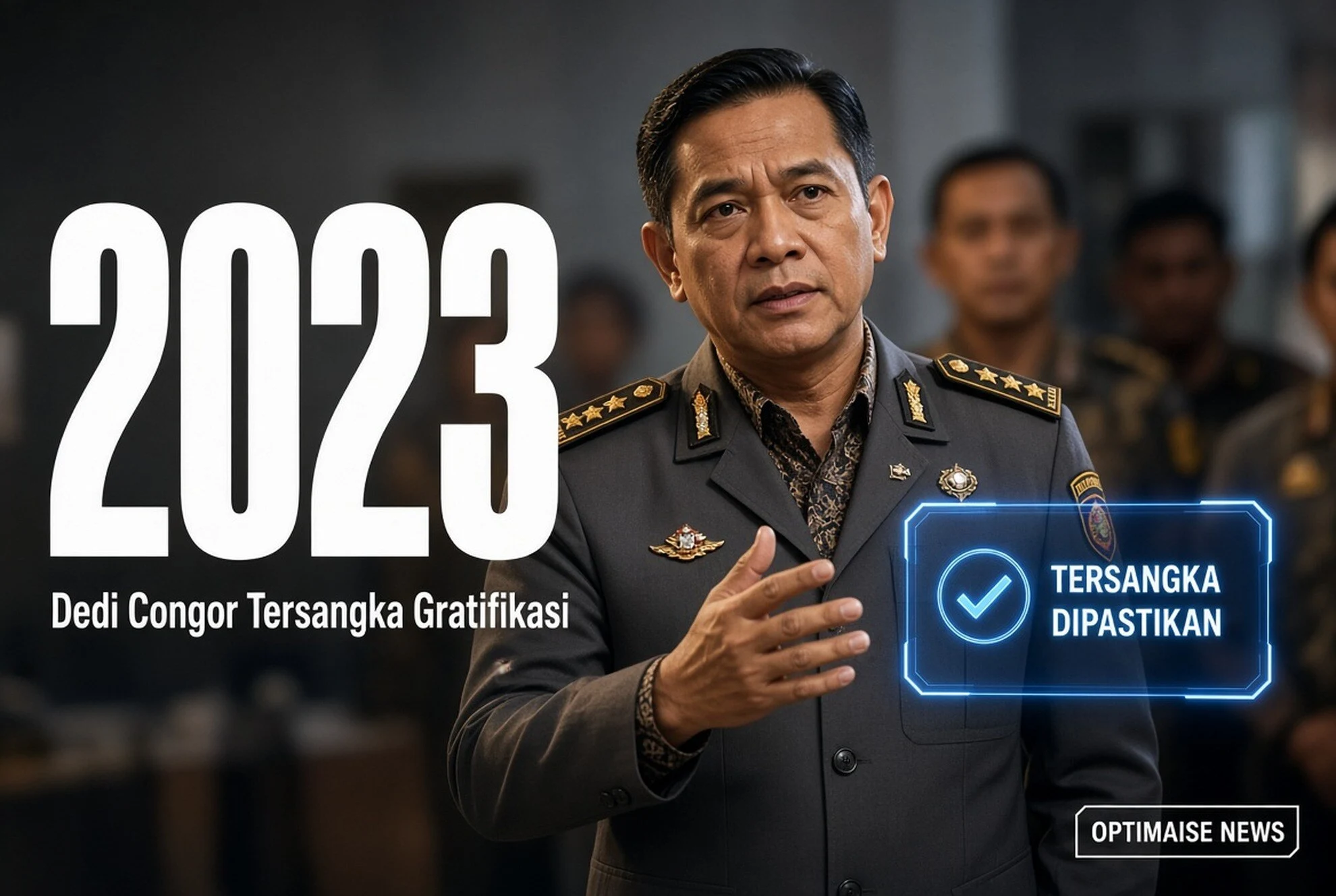 Dedi Congor Tersangka Gratifikasi Sejak 2023