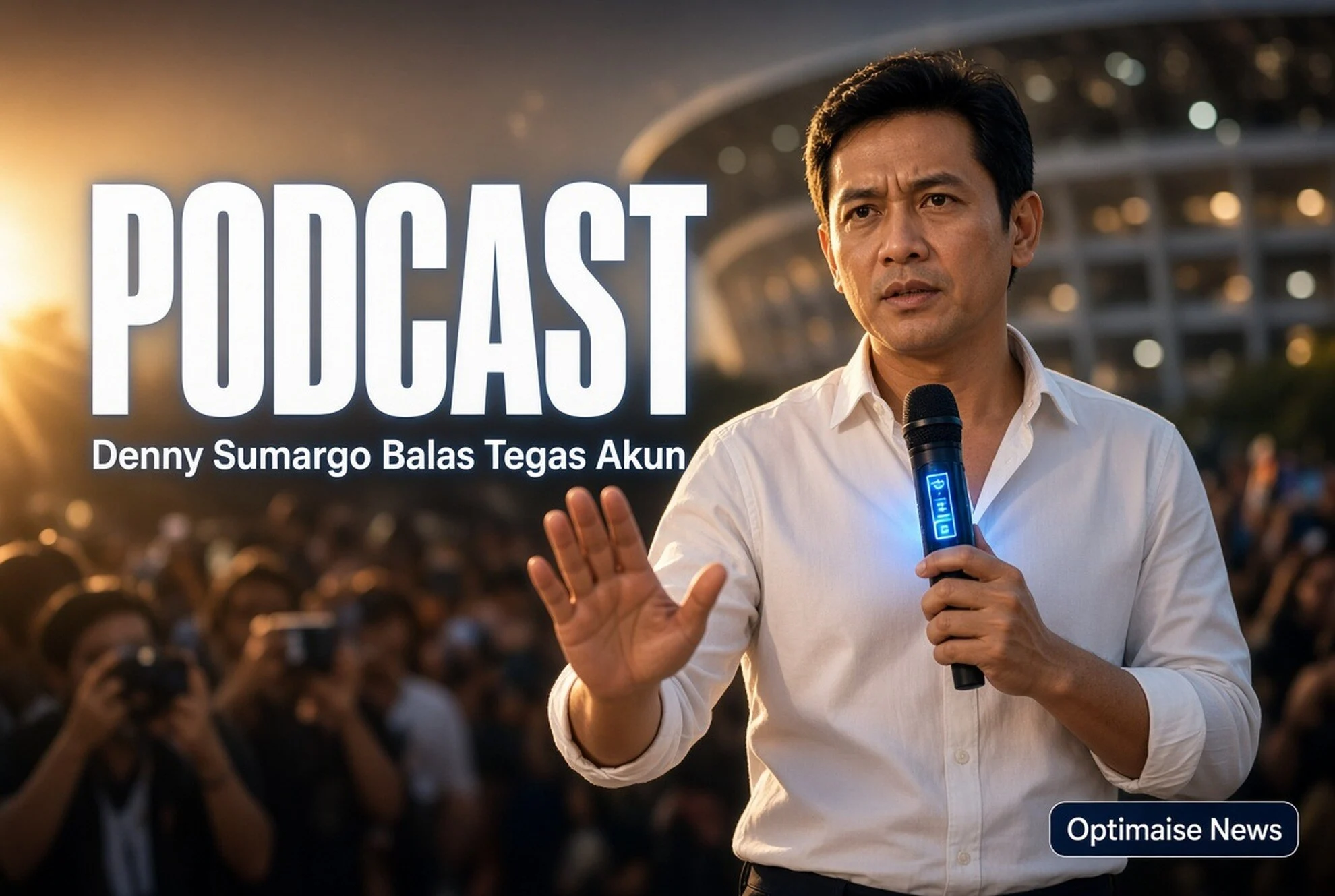 Denny Sumargo Balas Tegas Akun Penghina Istri-Anak Usai Podcast