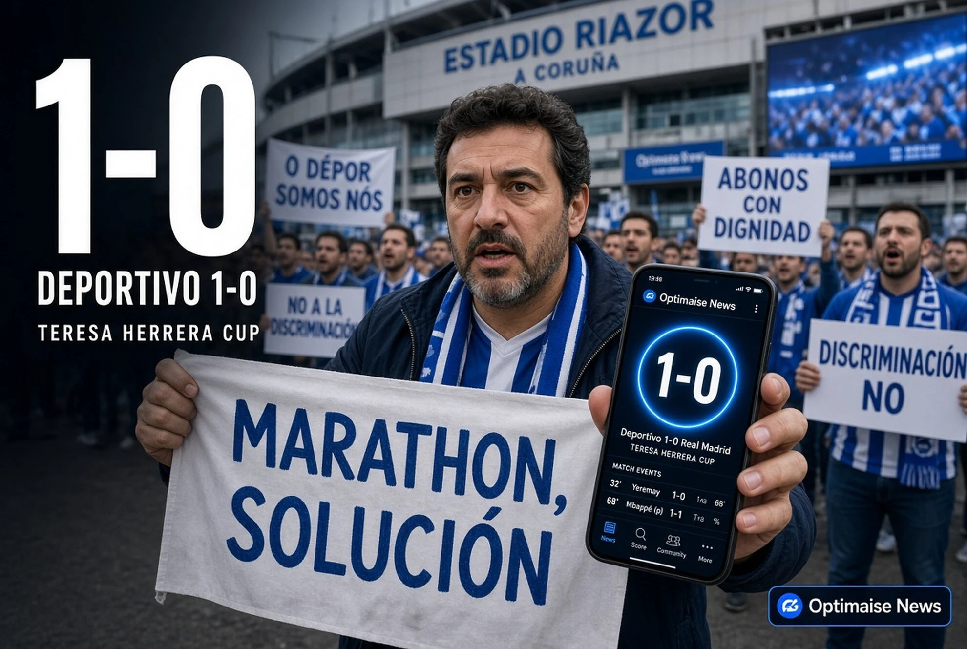 Deportivo vs Madrid 1-0 Meski Boikot Suporter di Riazor