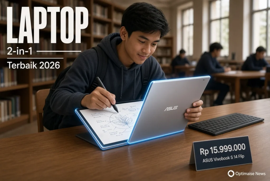 Deretan Laptop 2-in-1 Terbaik 2026: Stylus Nyaman Cocok Desain &