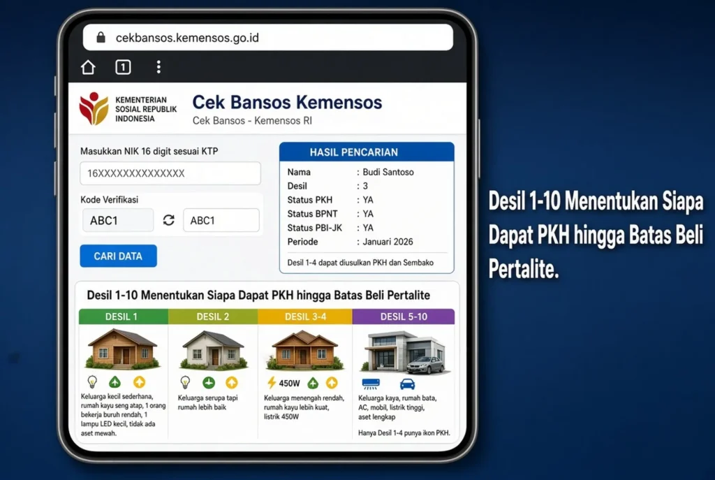 Siapa yang masuk usulan PKH, Sembako, dan PBI