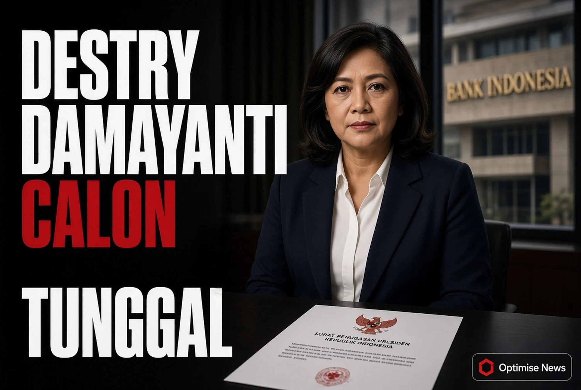 Destry Damayanti Calon Tunggal BI: 2 Dekade Karir Menuju Kursi