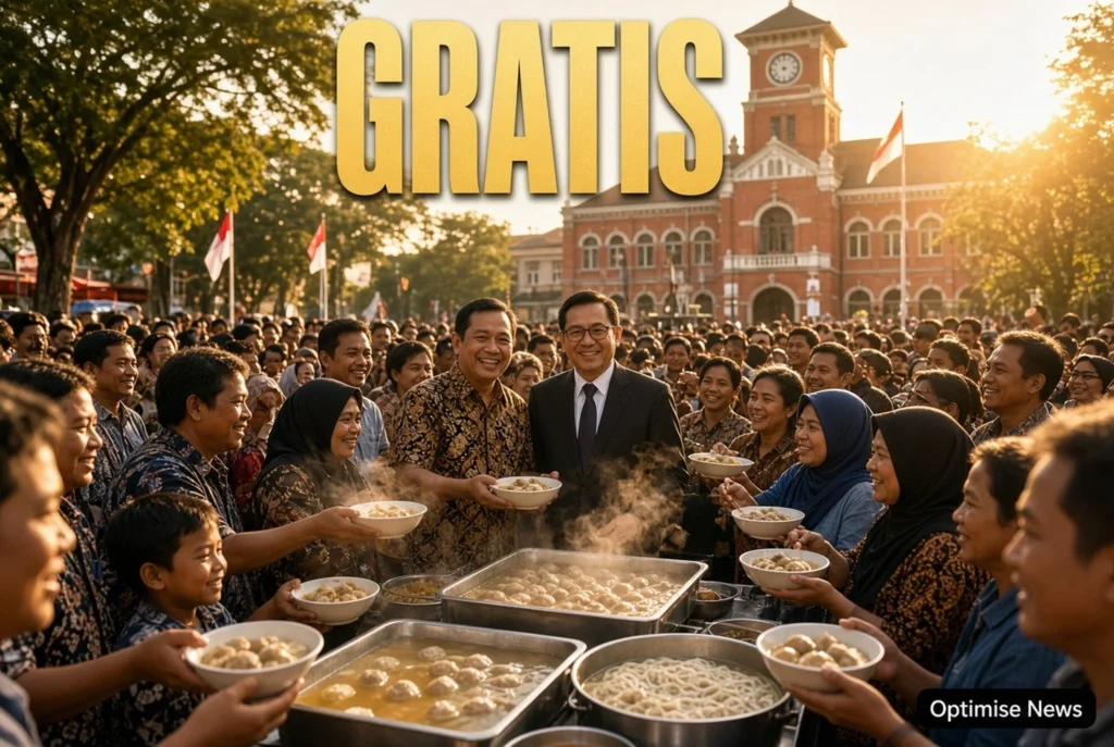 Diskopindag Malang Gelar Bakso Gratis 2 Hari, 5.000 Porsi Masyarakat