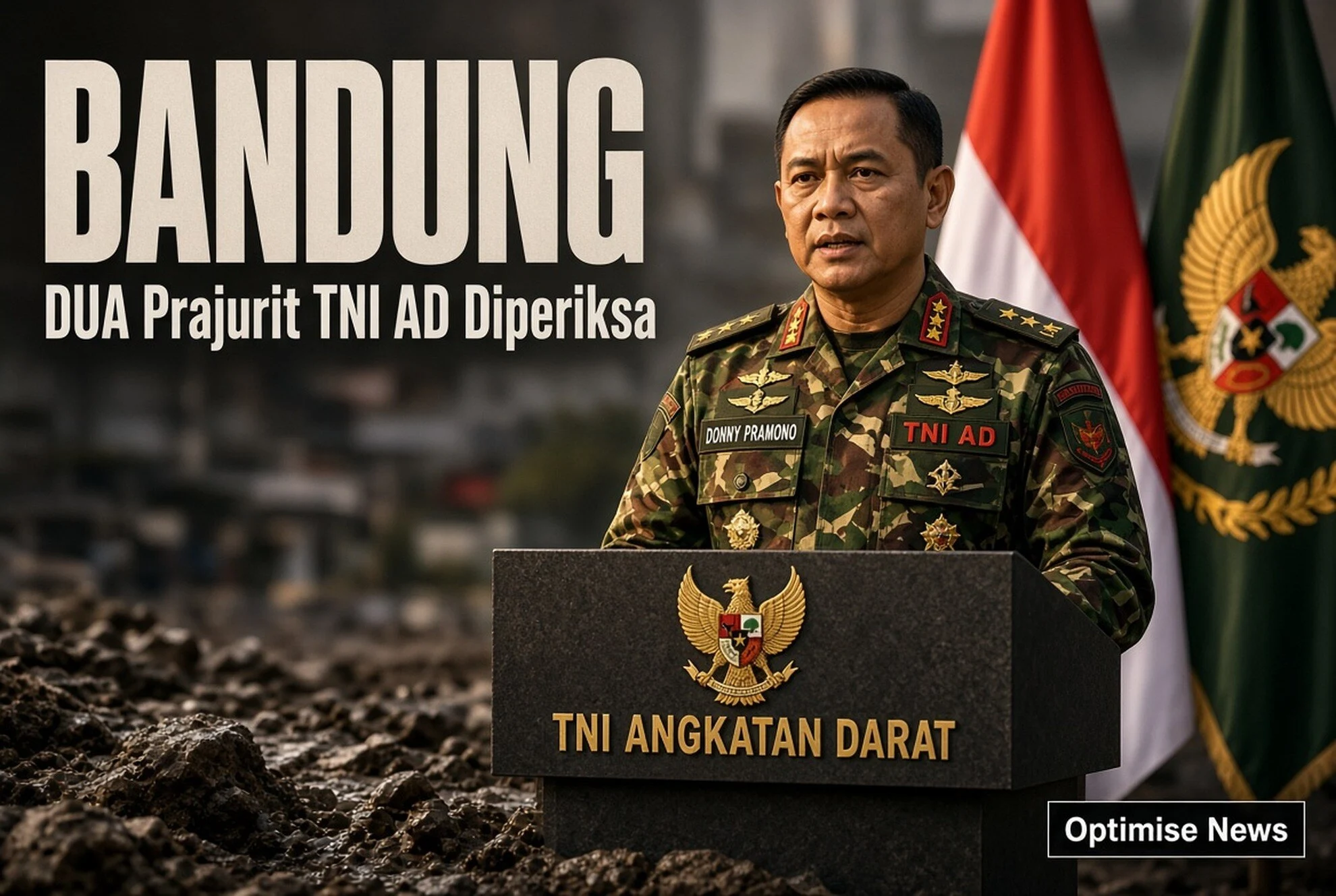 Dua Prajurit TNI AD Diperiksa Usai Mahasiswa Tewaskan Polisi Bandung