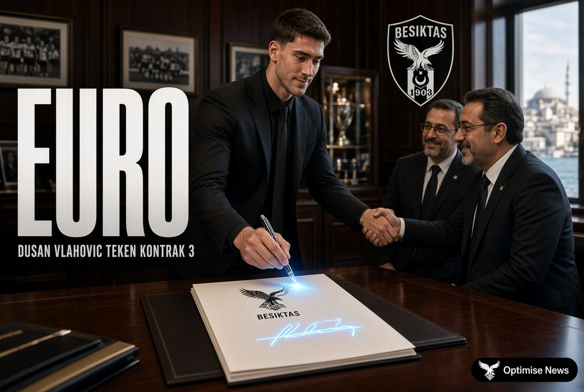 Dusan Vlahovic Teken Kontrak 3 Tahun Besiktas, Gaji Mulai 8 Juta Euro