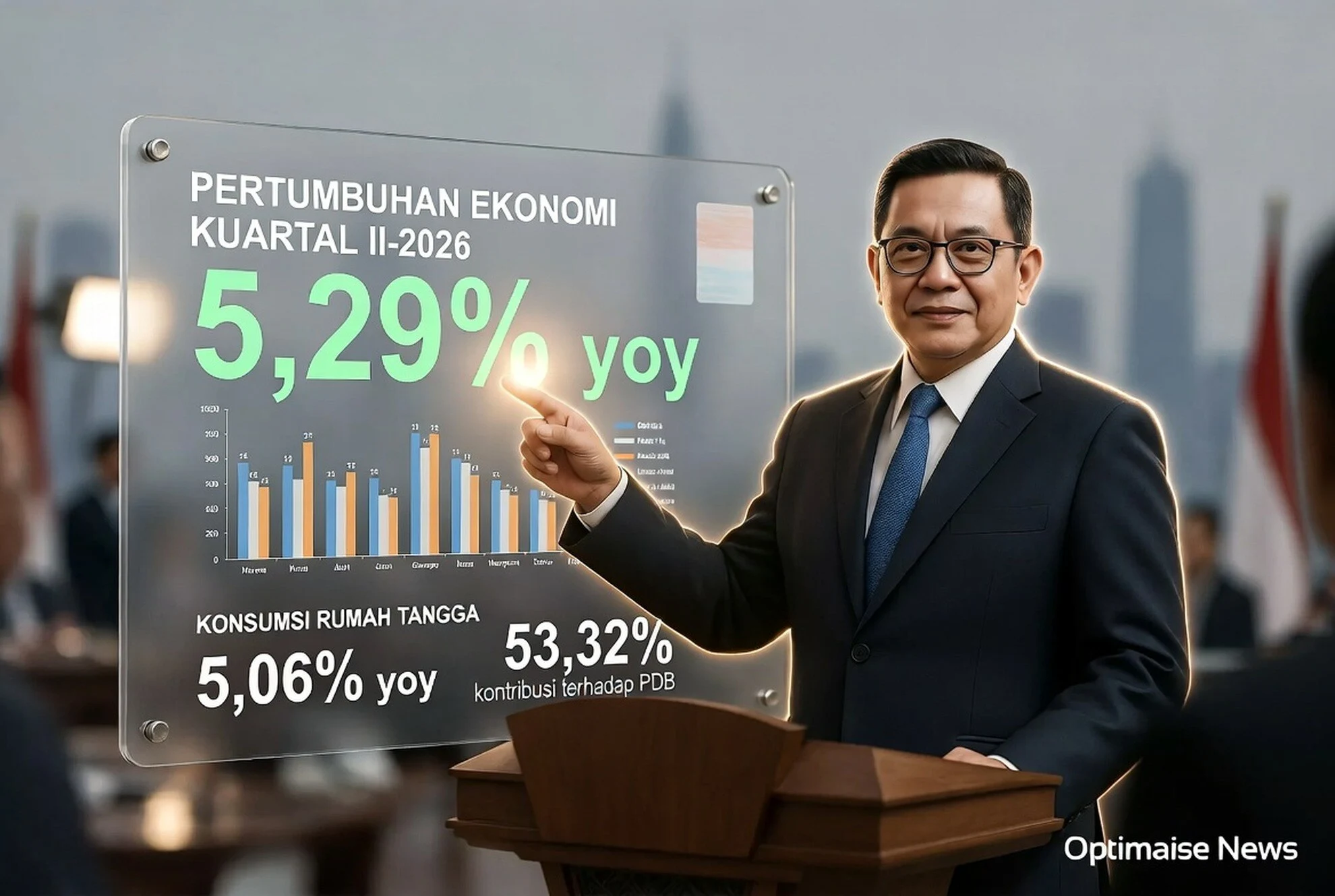 Ekonomi Indonesia 5,29%: Konsumsi Domestik Tahan Tekanan Global