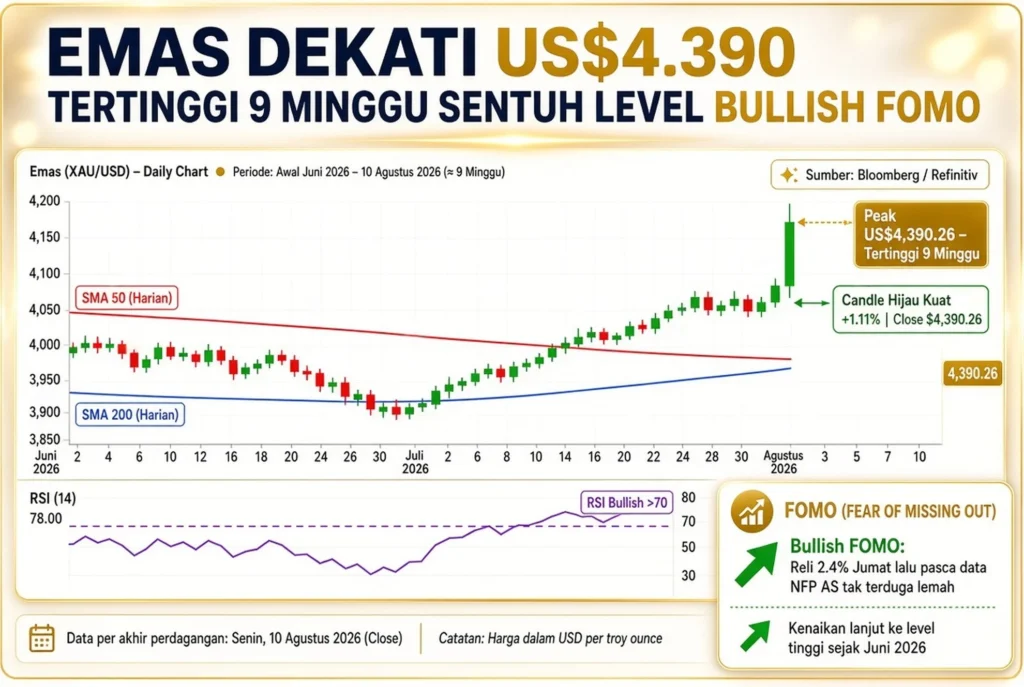 Momentum Teknis Pasca Data Nonfarm Payrolls Menghebohkan