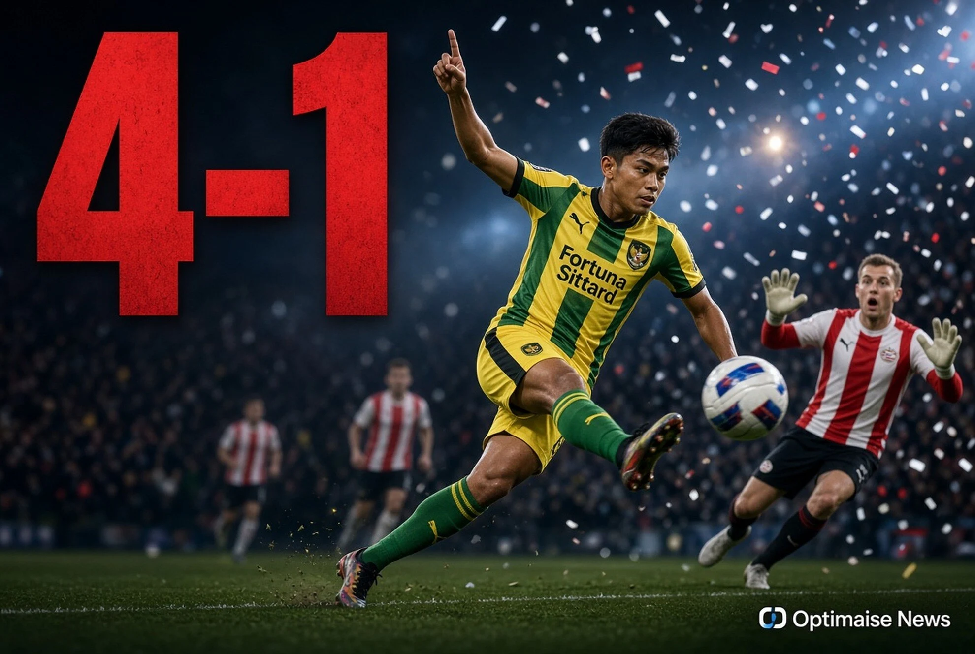 Empat Garuda Buka Eredivisie: Romeny Gol, James Menang 4-1