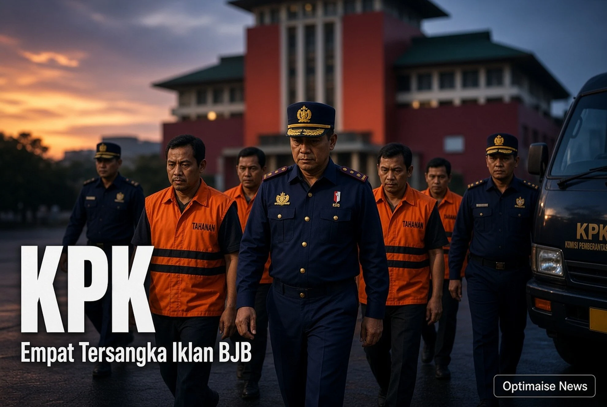 Empat Tersangka Iklan BJB Dijebloskan KPK 20 Hari