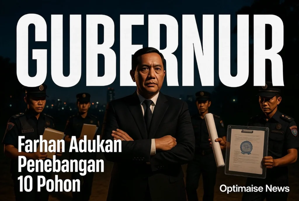 Farhan Adukan Penebangan 10 Pohon Tua di Bandung ke Gubernur