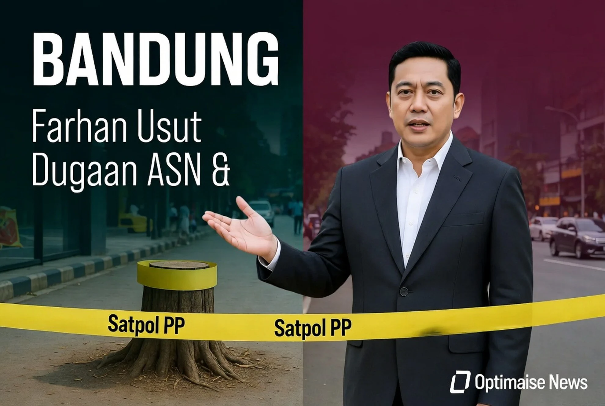 Farhan Usut Dugaan ASN & Swasta Penebangan Pohon Ilegal di Bandung