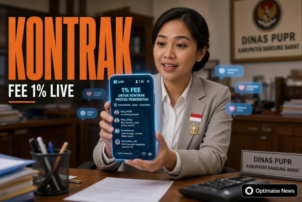 Fee 1% di Live TikTok, PPPK PUPR Bandung Barat Bisa Putus Kontrak
