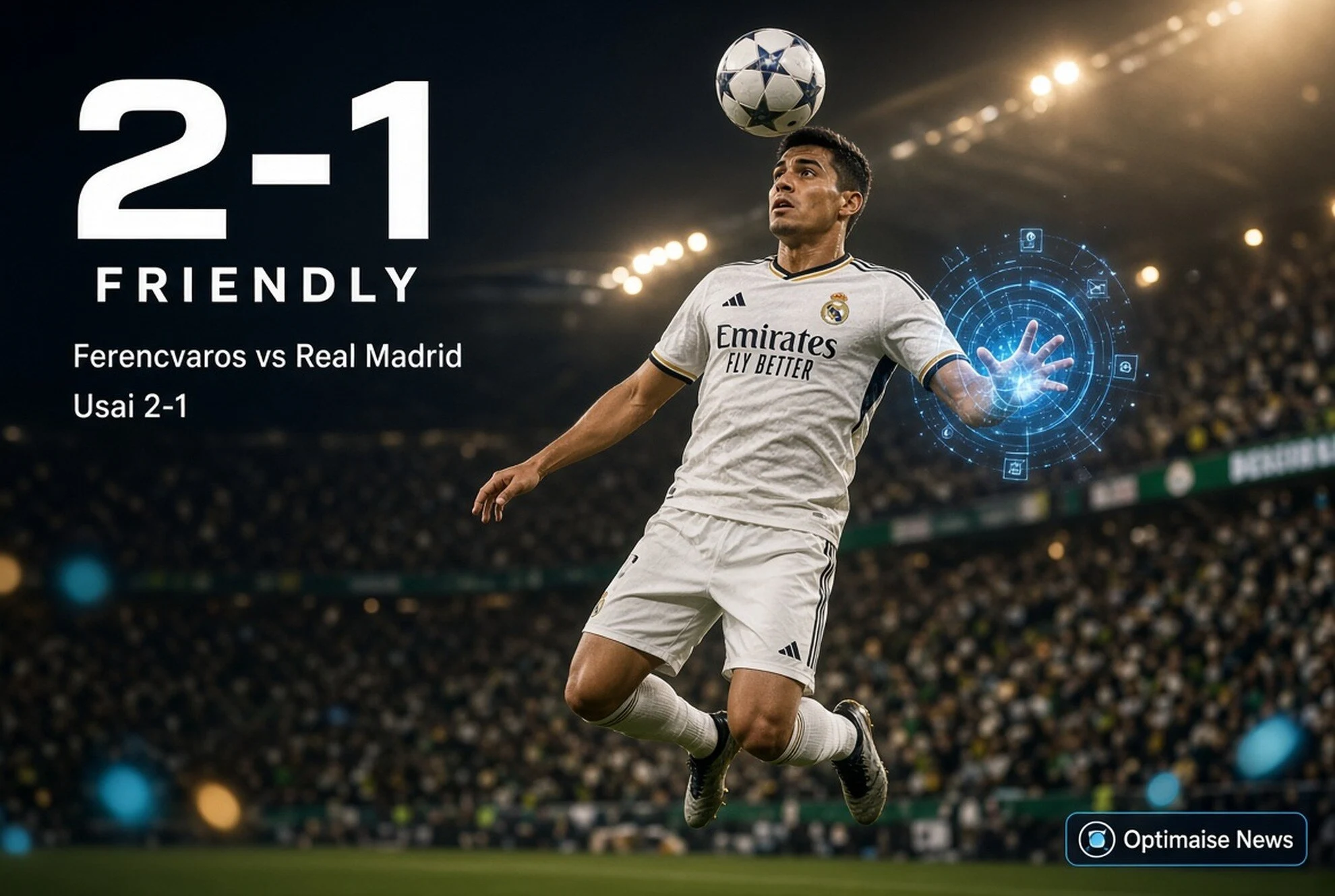 Ferencvaros vs Madrid Usai 2-1, Real Madrid Amankan Uji Coba