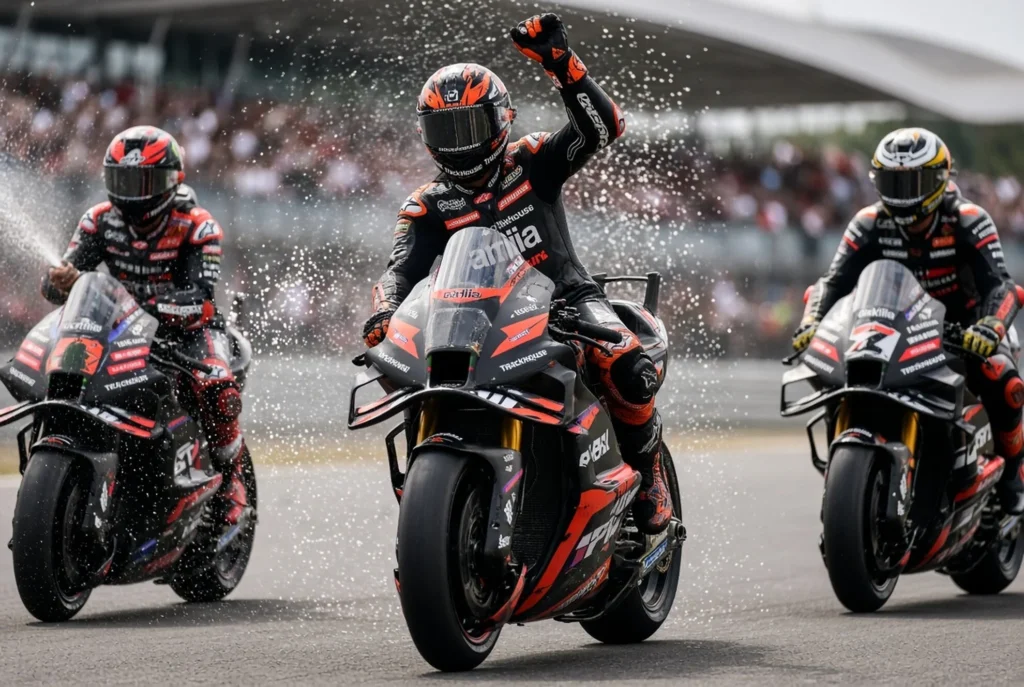 Reaksi rider pascabalapan: frustrasi, duel, dan fokus Aragon