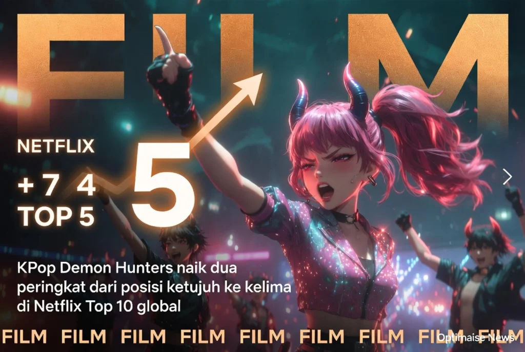 Film KPop Demon Hunters Naik ke Peringkat Lima Netflix dengan 5,9