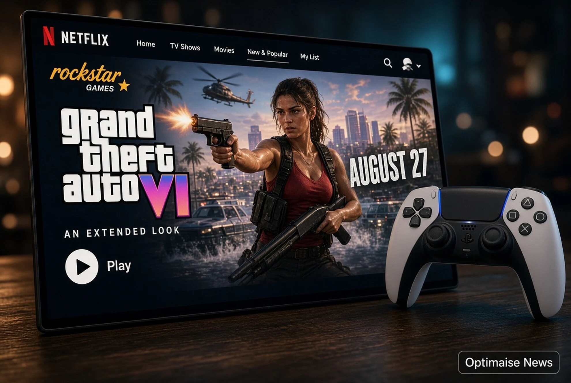 GTA VI Extended Look Perdana Netflix 27 Agustus, Rilis 19 Nov