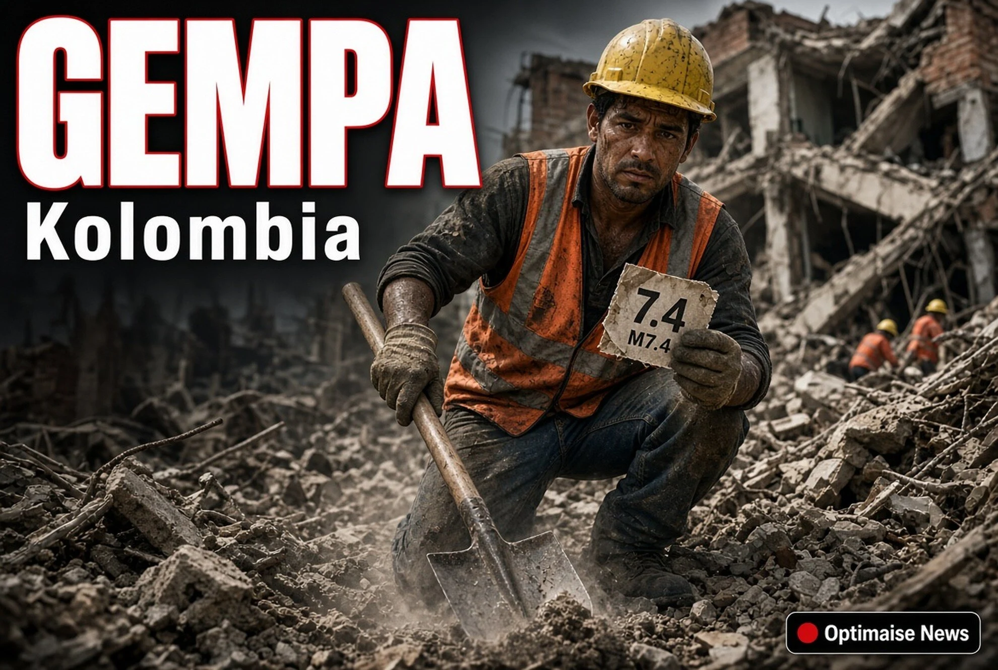 Gempa M7,4 di Kolombia: 188 Hilang dan Ratusan Tewas
