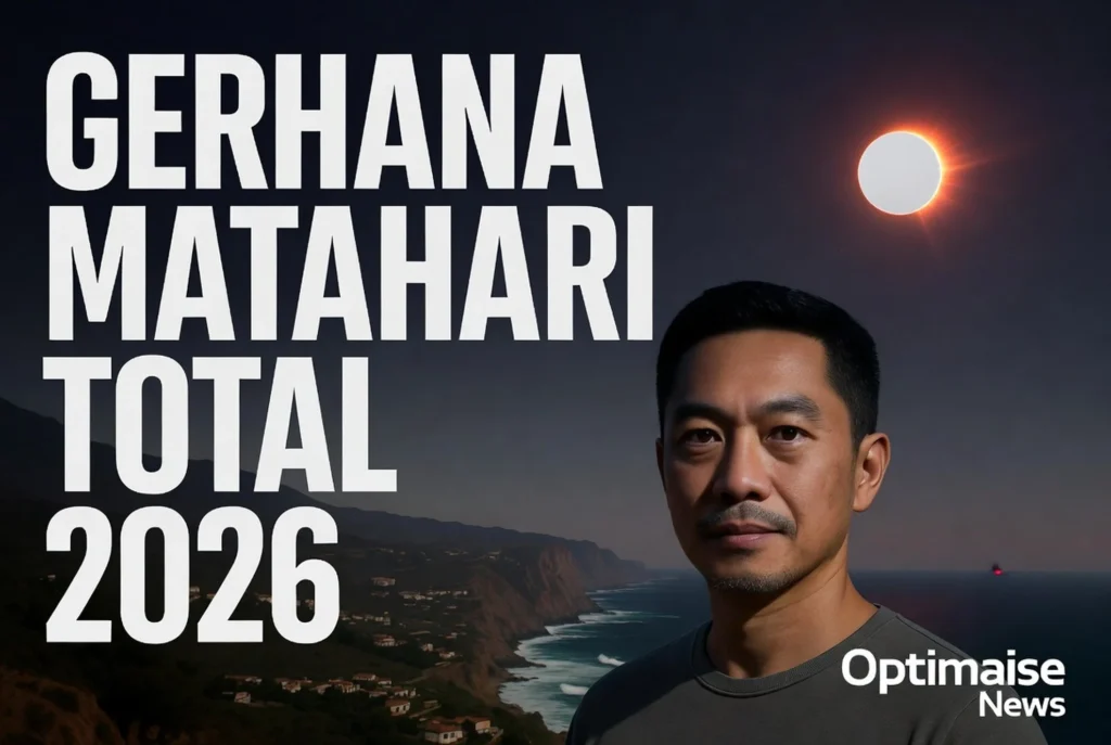 Gerhana Matahari Total 2026 Lewati Atlantik