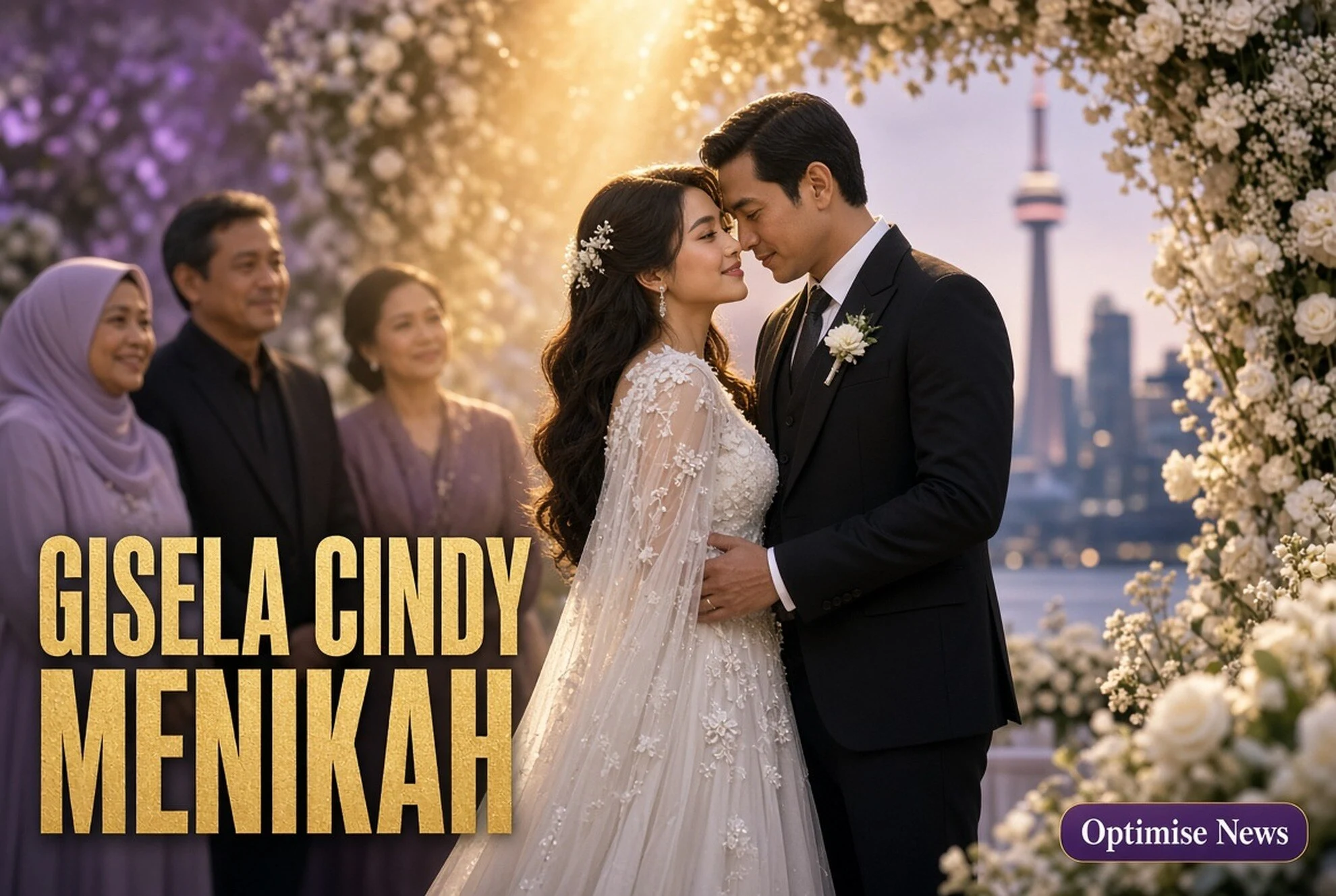 Gisela Cindy Menikah Sian di Toronto 8 Agustus