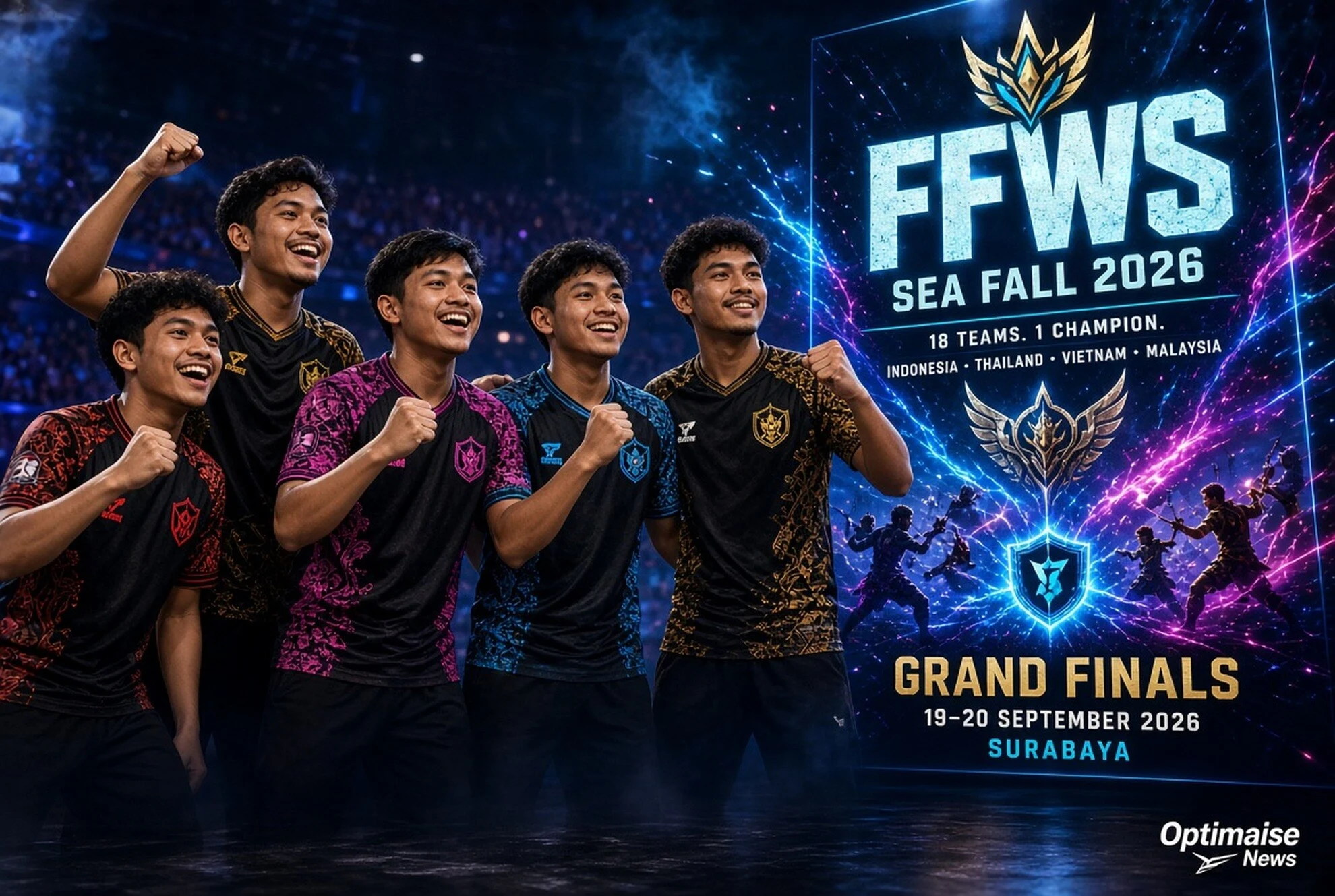 Grand Finals FFWS SEA di Surabaya: 5 Tim RI Kejar Gelar & 8 Tiket