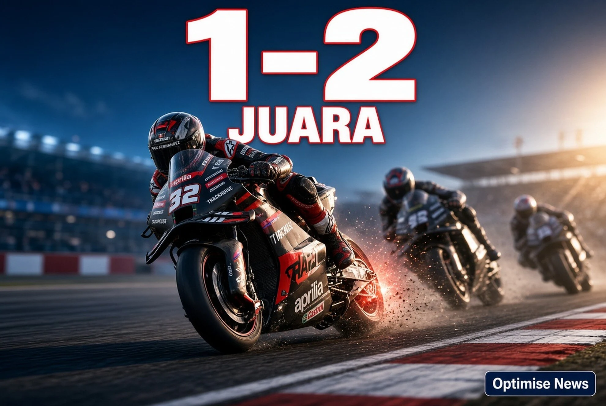 Grand Prix Sepeda Motor Inggris: Raul Juara, Aprilia 1-2-3