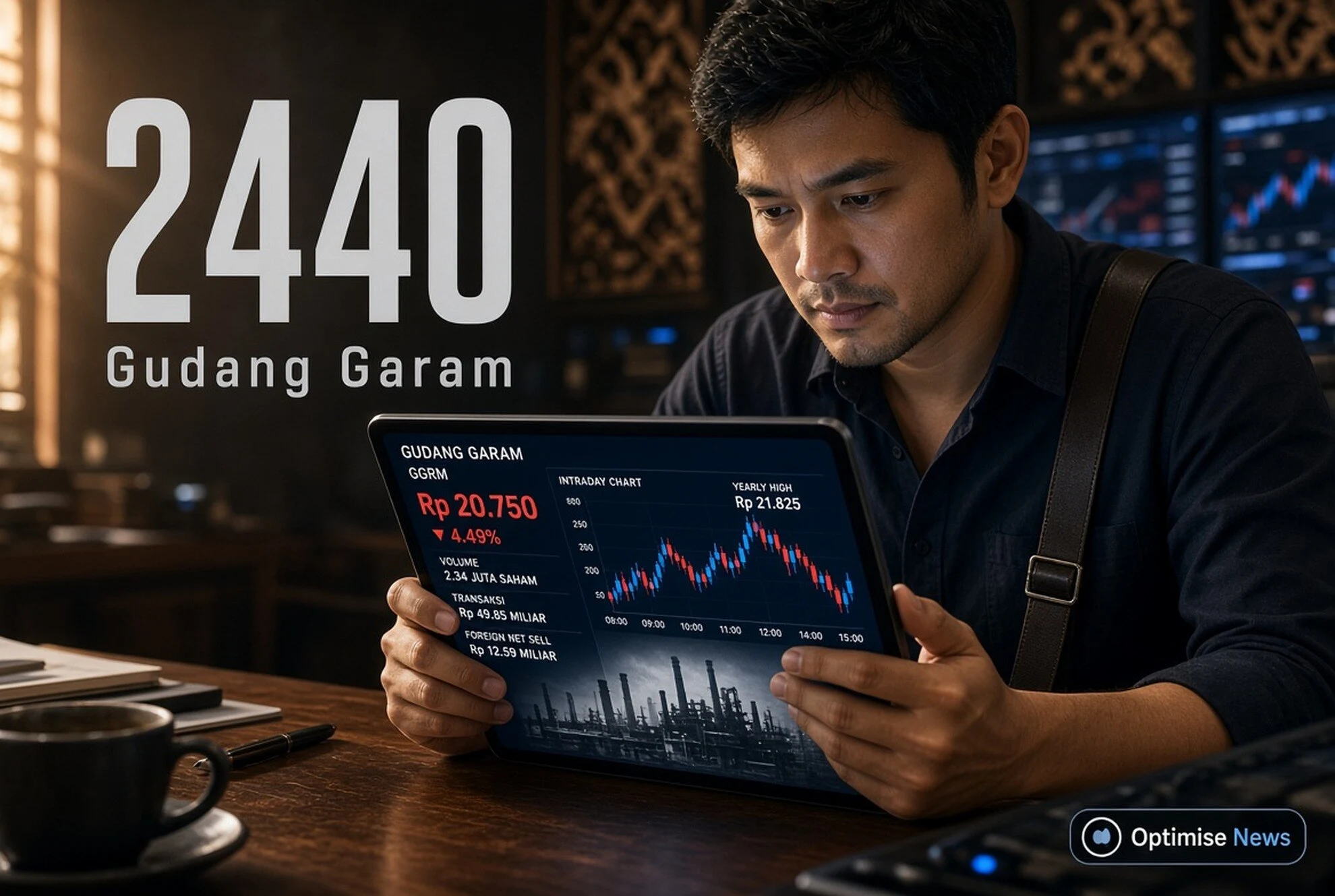 Gudang Garam Anjlok 4,49% Meski Laba Semester Naik 2.440%