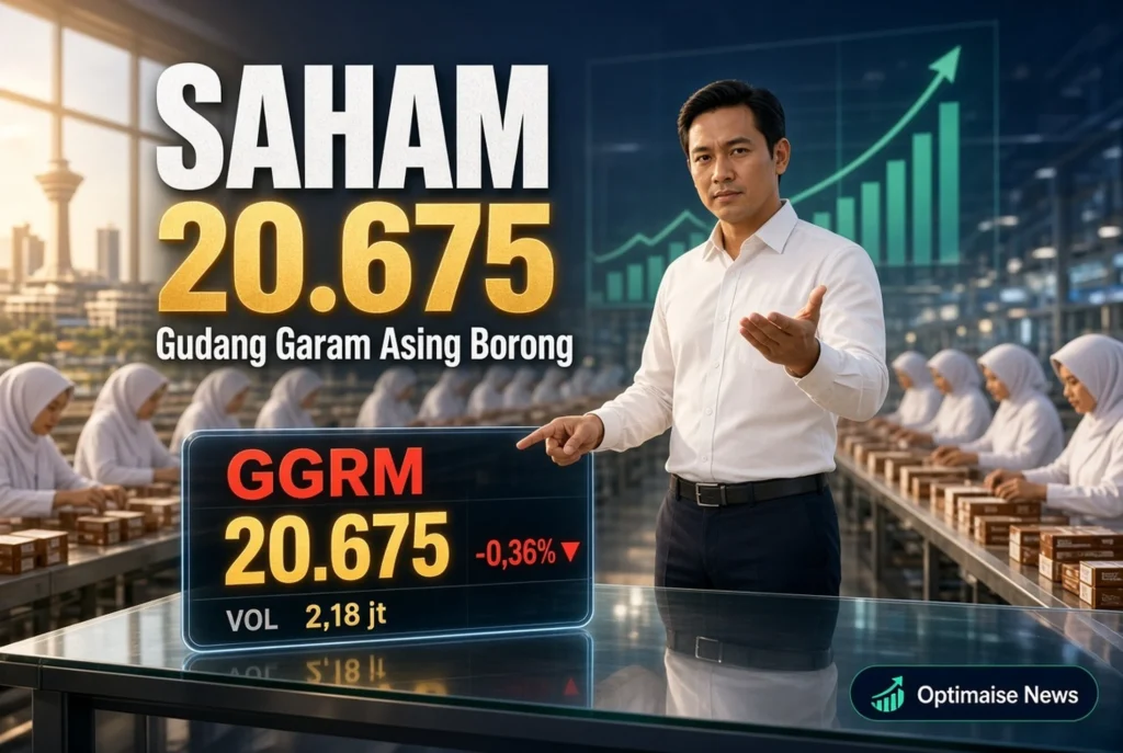 Gudang Garam Asing Borong Saham Meski Harga Turun 0,36%