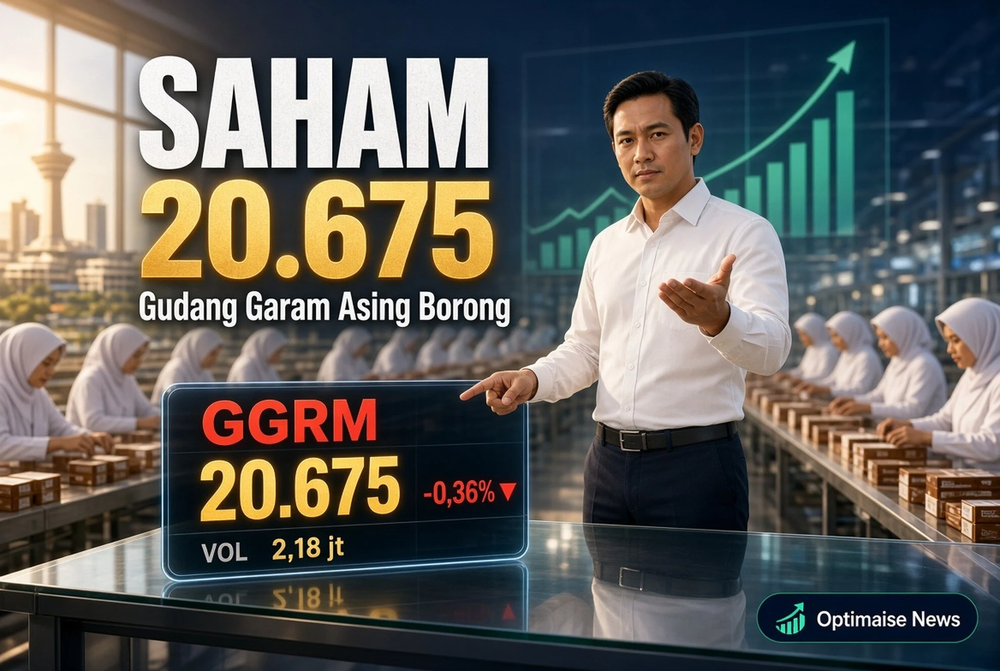 Gudang Garam Asing Borong Saham Meski Harga Turun 0,36%