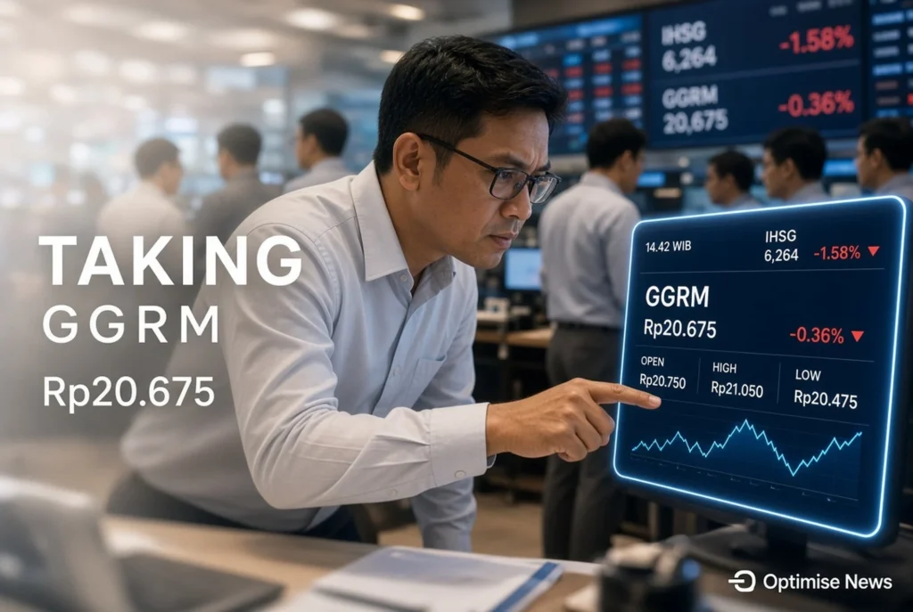 Gudang Garam Turun 0,36% ke Rp20.675 Usai Profit Taking
