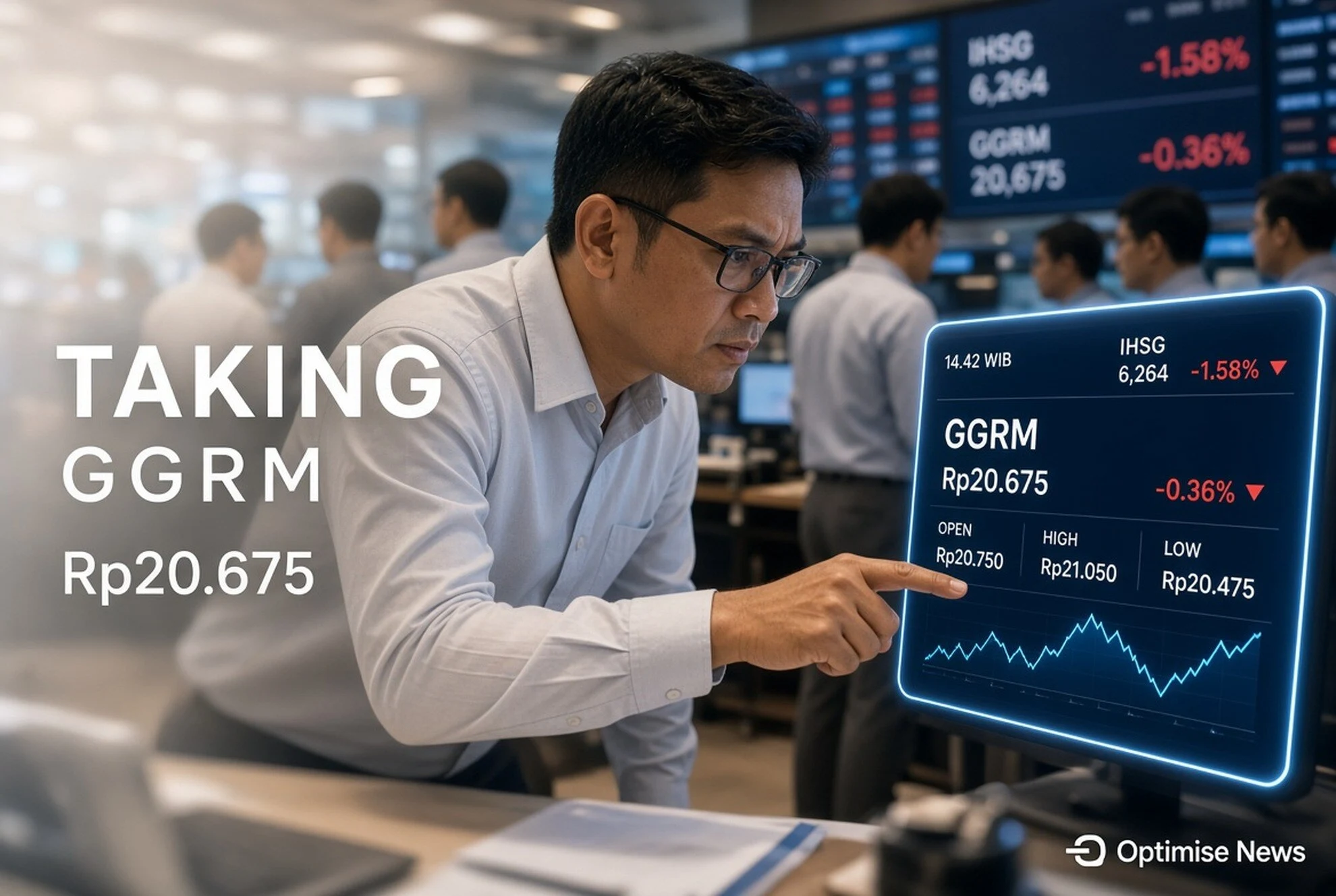 Gudang Garam Turun 0,36% ke Rp20.675 Usai Profit Taking