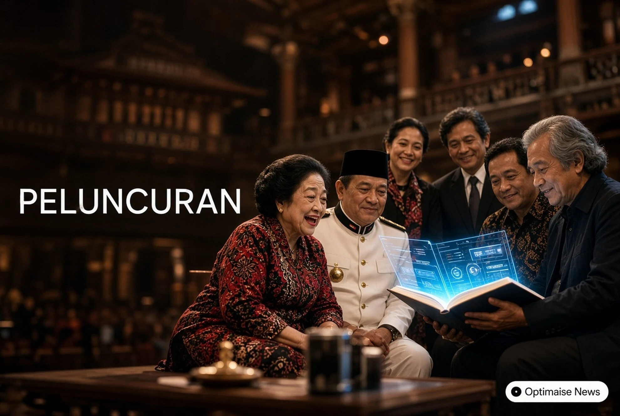 Guyonan Megawati ke Erros Warnai Peluncuran