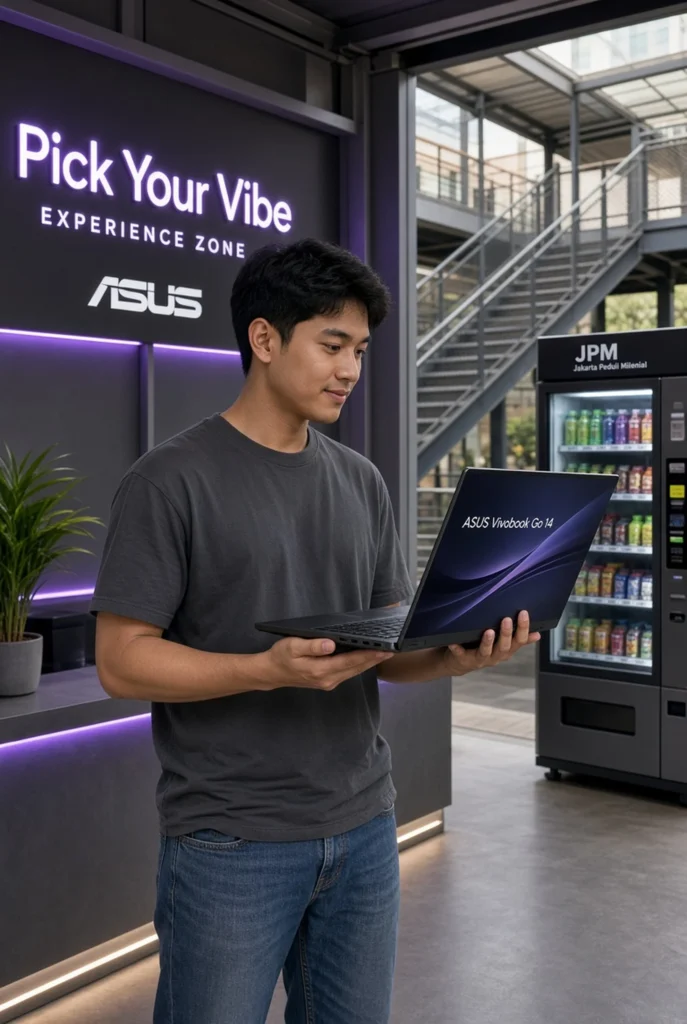 Vending machine mouse-keyboard dan undian hadiah bulanan