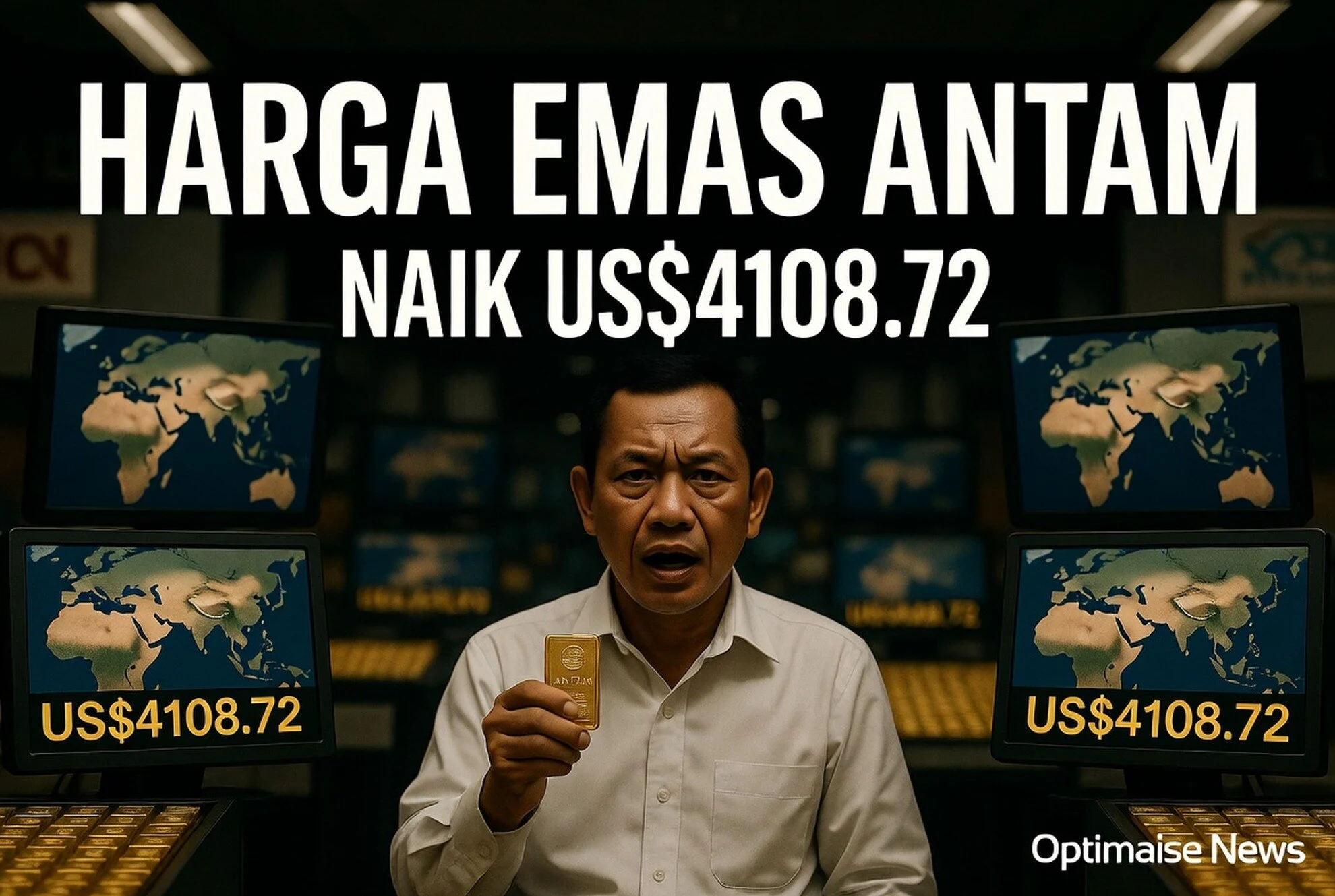 Harga Emas Antam Naik Rp7000 per Gram Akhir Pekan