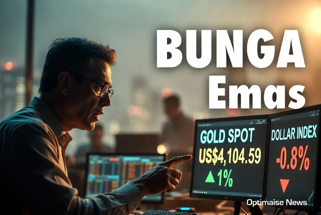 Harga Emas Dunia Naik 1% Usai Dollar Melemah, The Fed Tahan Suku Bunga