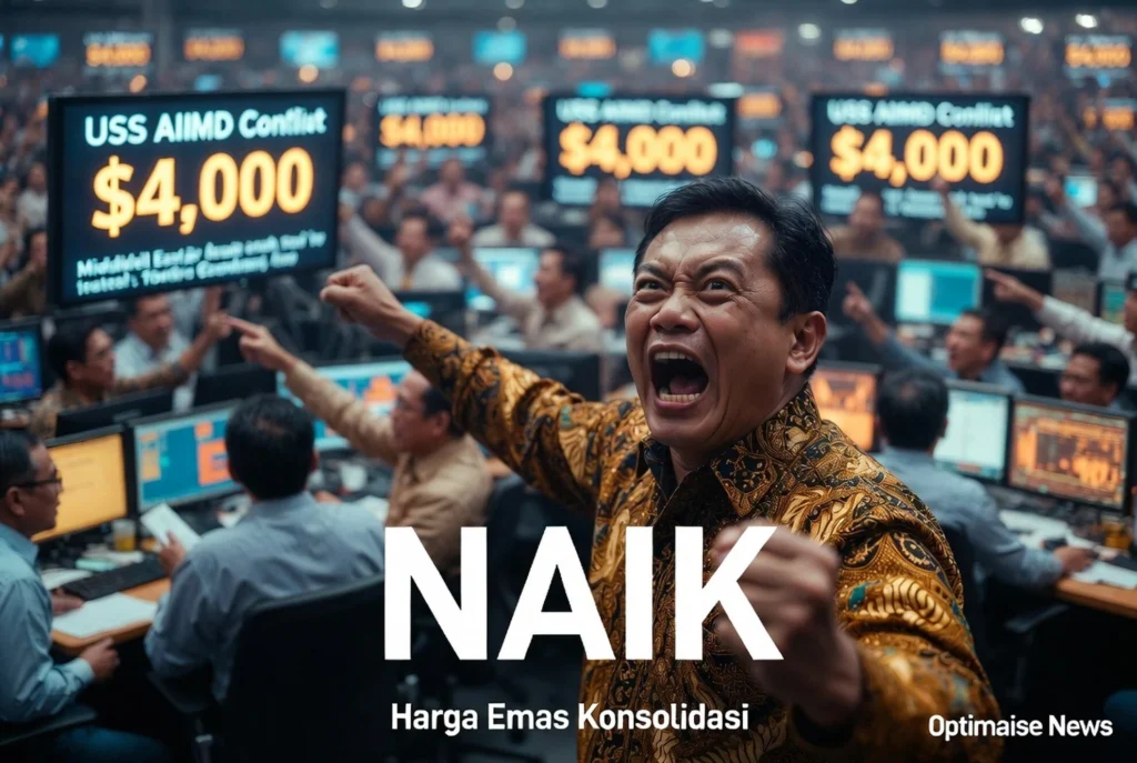 Harga Emas Konsolidasi US$4.000, Katalis Baru Dibutuhkan untuk Naik