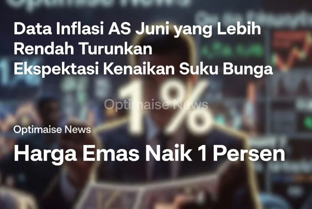 Data Inflasi AS Juni yang Lebih Rendah Turunkan Ekspektasi Kenaikan Suku Bunga