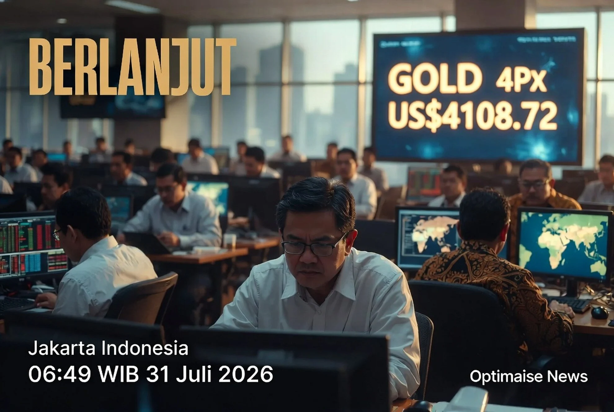 Harga Emas Naik Lagi, Bandar Yakin Perang Timur Tengah Berlanjut