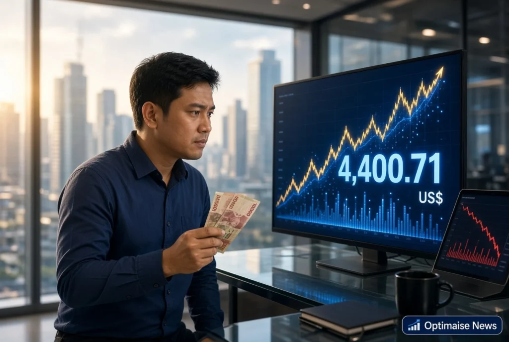 Harga Emas Sentuh US$4.400,71 Usai Reli 7,5% di Tengah Keraguan Analis